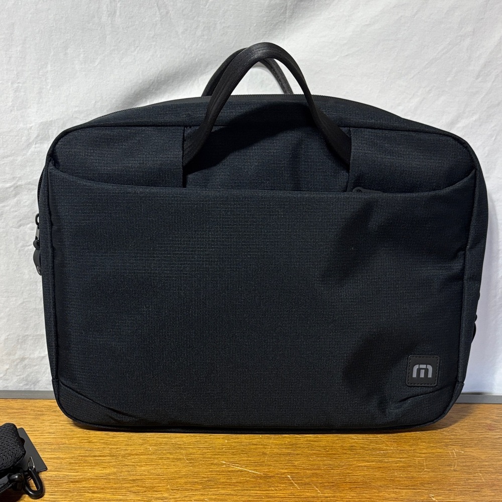 Travis Mathew Black Laptop Bag
